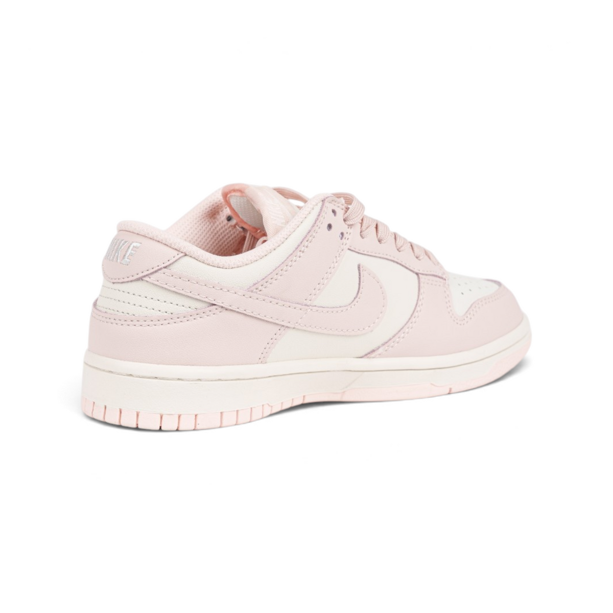 Nike Dunk Low Pink нежно-розовые кроссовки — вид сзади сбоку | GAMEOVERSHOP