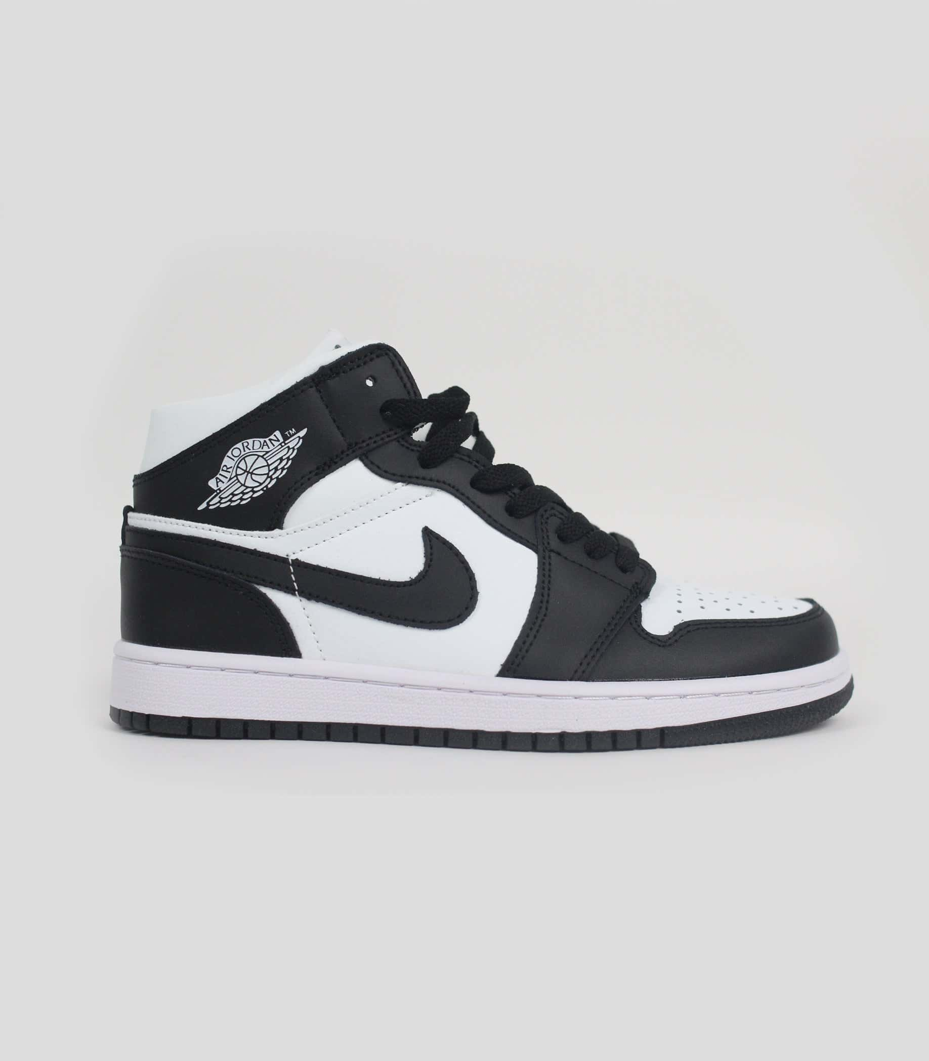 Air Jordan 1 Mid OG Black White Premium GAMEOVERSHOP