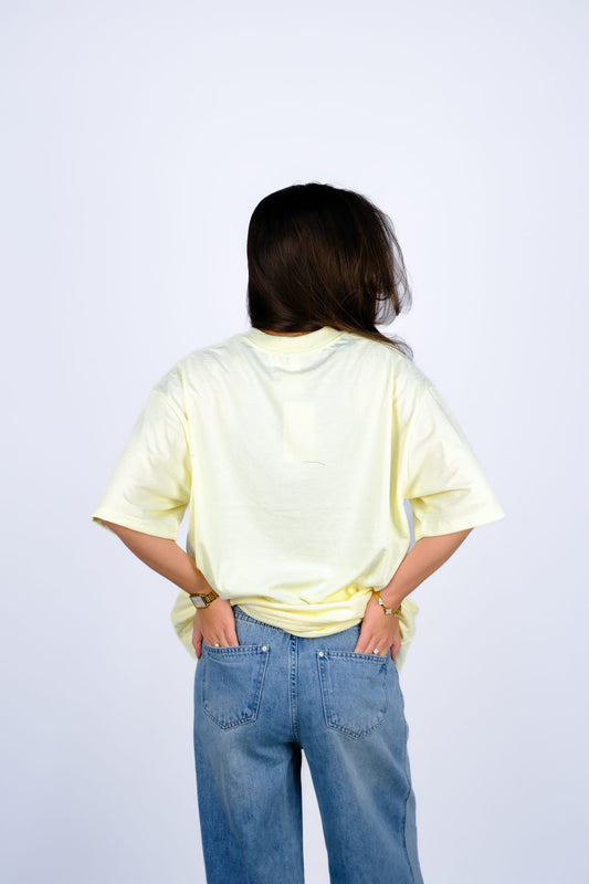 Футболка базовая хлопок — Жёлтый