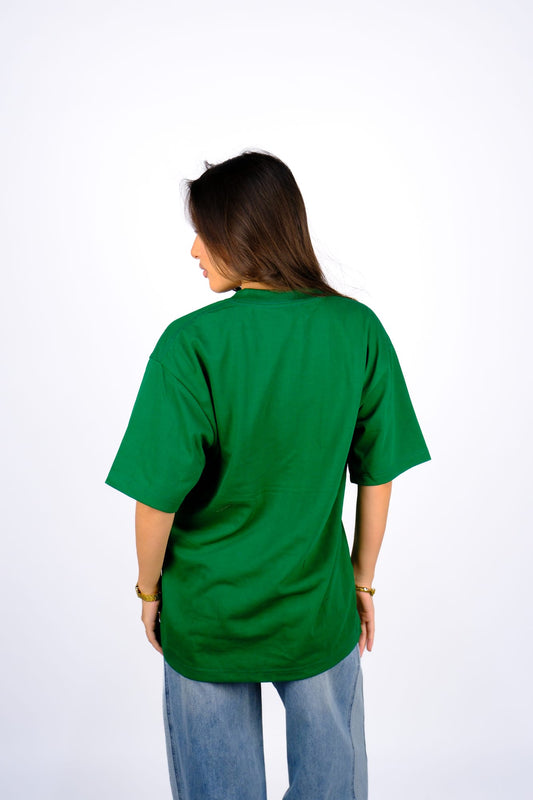 Футболка базовая хлопок — Тёмно-зелёный