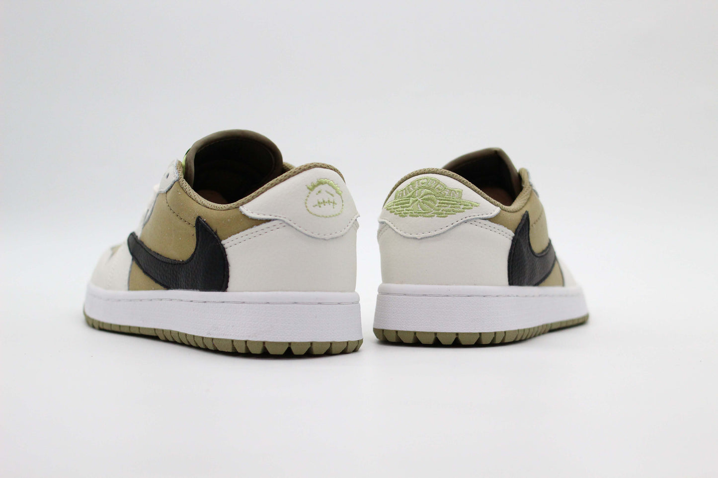 Nike x Travis Scott Air Jordan 1 Low Golf Dark Olive In