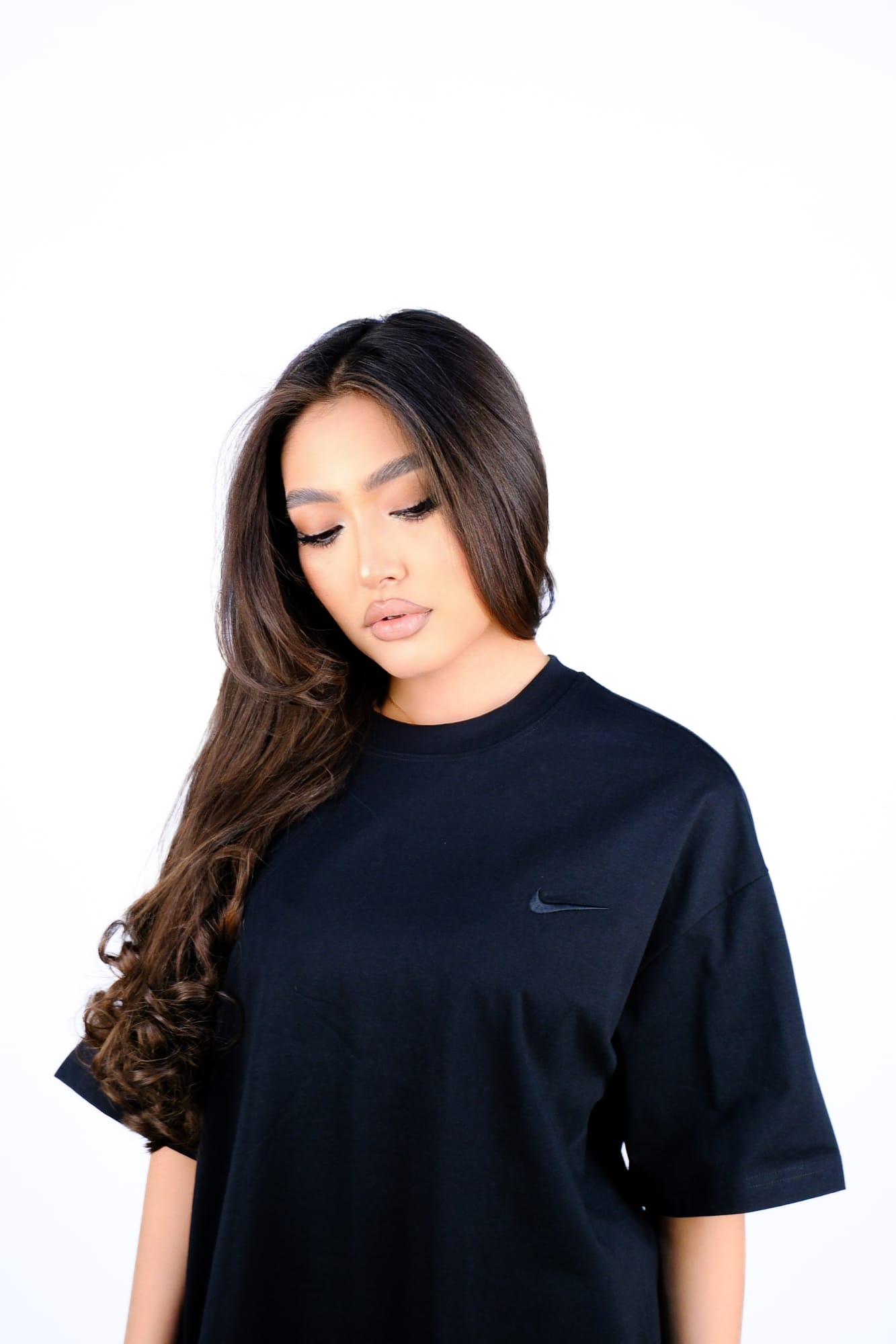 Футболка Nike swoosh — Чёрный