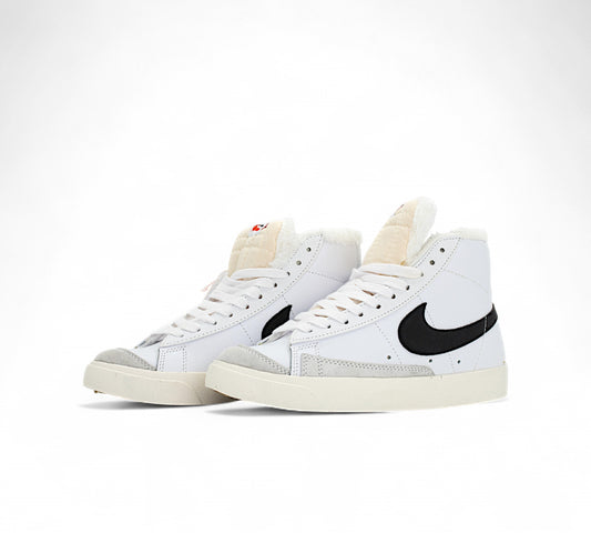 Nike Blazer Mid 77 Vintage White Black Fur K