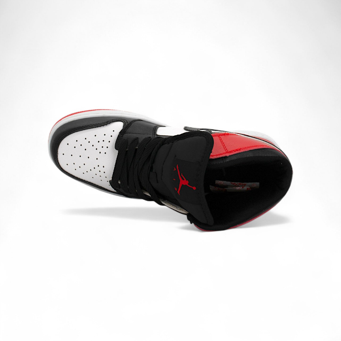 Air Jordan 1 Mid "Black/White/Red" — купить кроссовки Jordan в Алматы фото 10 | GAMEOVERSHOP