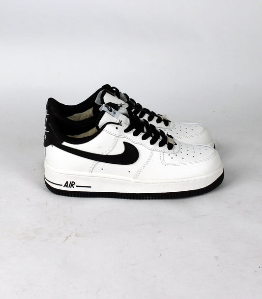 Кроссовки Air Force 1 Low White Black Laces Fur - Premium