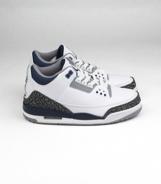 Кроссовки Air Jordan 3 Rretro Midnight Navy - Luxe