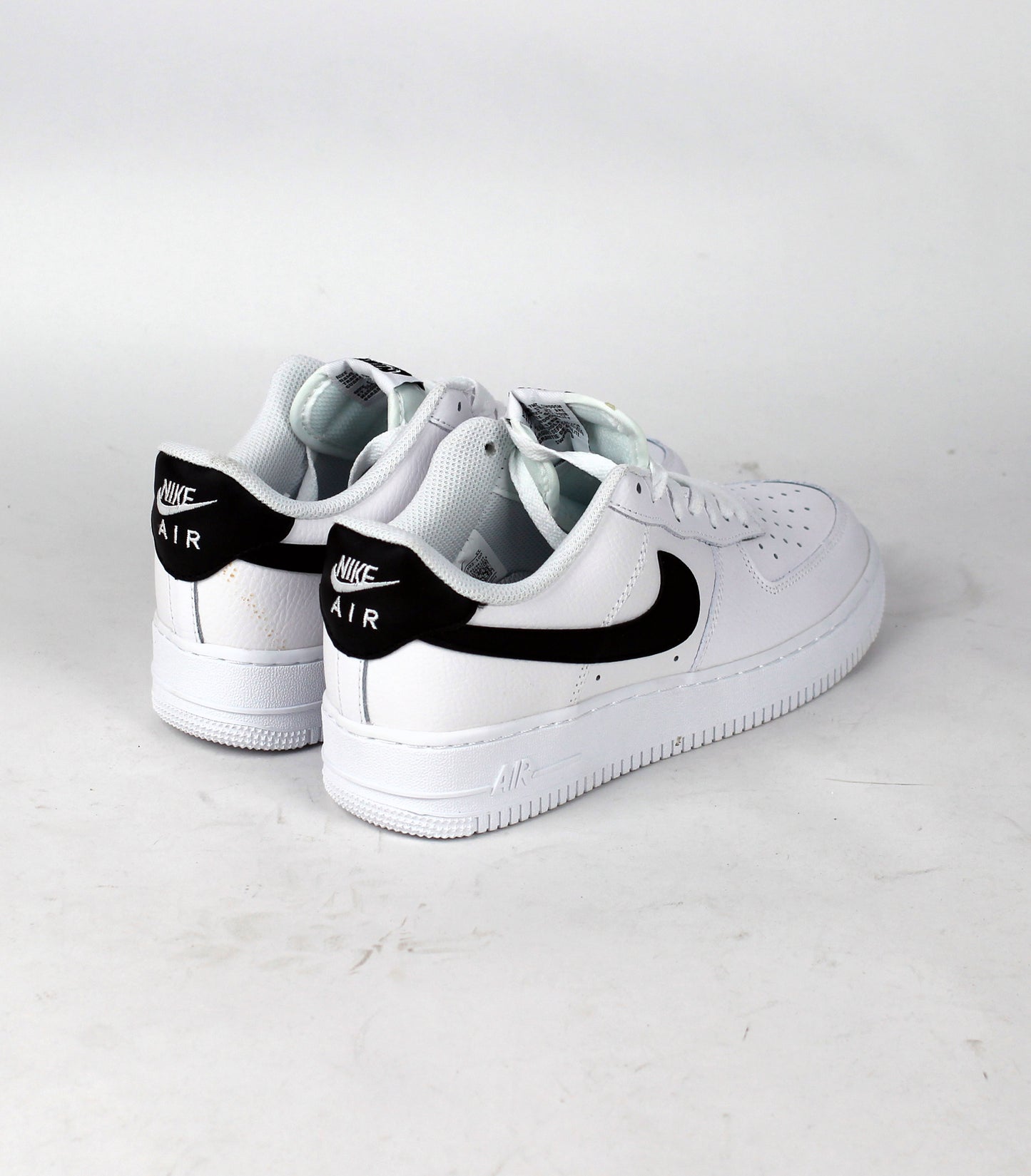 Кроссовки Air Force 1 Low White Black Swoosh  - Luxe