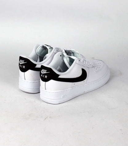 Кроссовки Air Force 1 Low White Black Swoosh  - Luxe