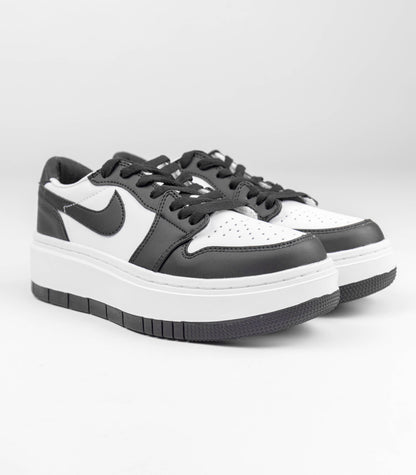 Кроссовки Air Jordan 1 Low Elevate Black White - Luxe