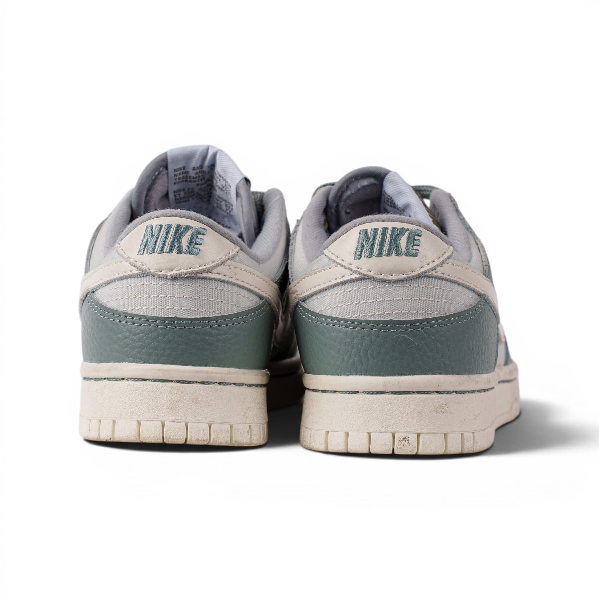 Nike Dunk, зелёный, кроссовки — вид сзади | GAMEOVERSHOP