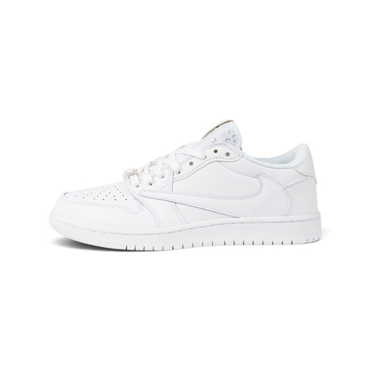 Nike Air Jordan 1 Low белые кроссовки — вид сбоку | GAMEOVERSHOP