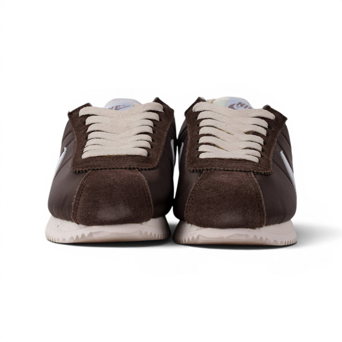 Nike Cortez коричневые кроссовки — вид спереди | GAMEOVERSHOP