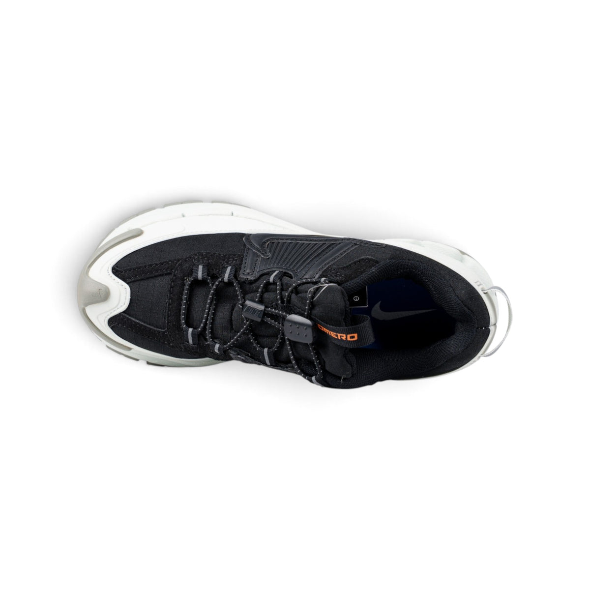 Nike Zoom Vomero Roam чёрные кроссовки — вид сверху | GAMEOVERSHOP