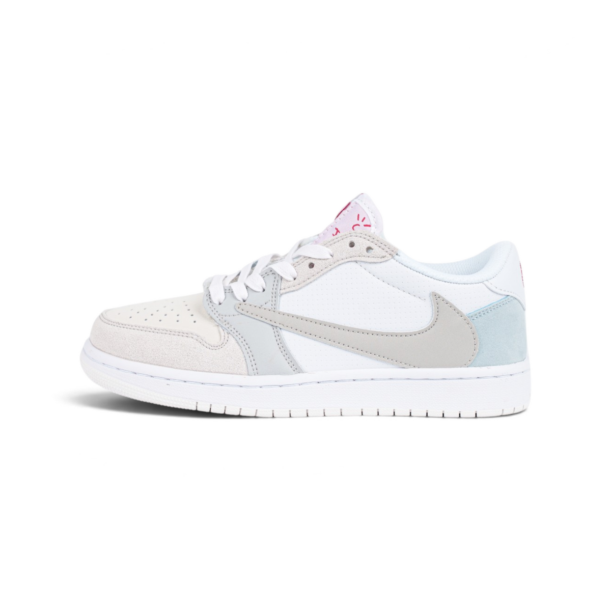 Nike Air Jordan 1 Low Paris белые кроссовки — вид сбоку | GAMEOVERSHOP
