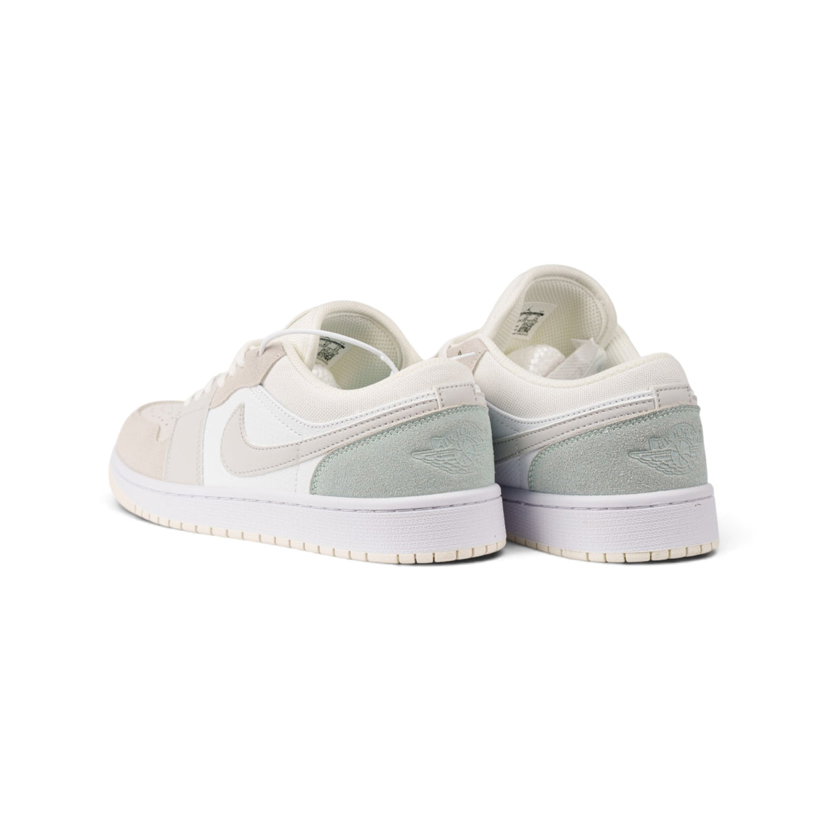 Nike Air Jordan серые кроссовки — пара, вид сзади сбоку | GAMEOVERSHOP