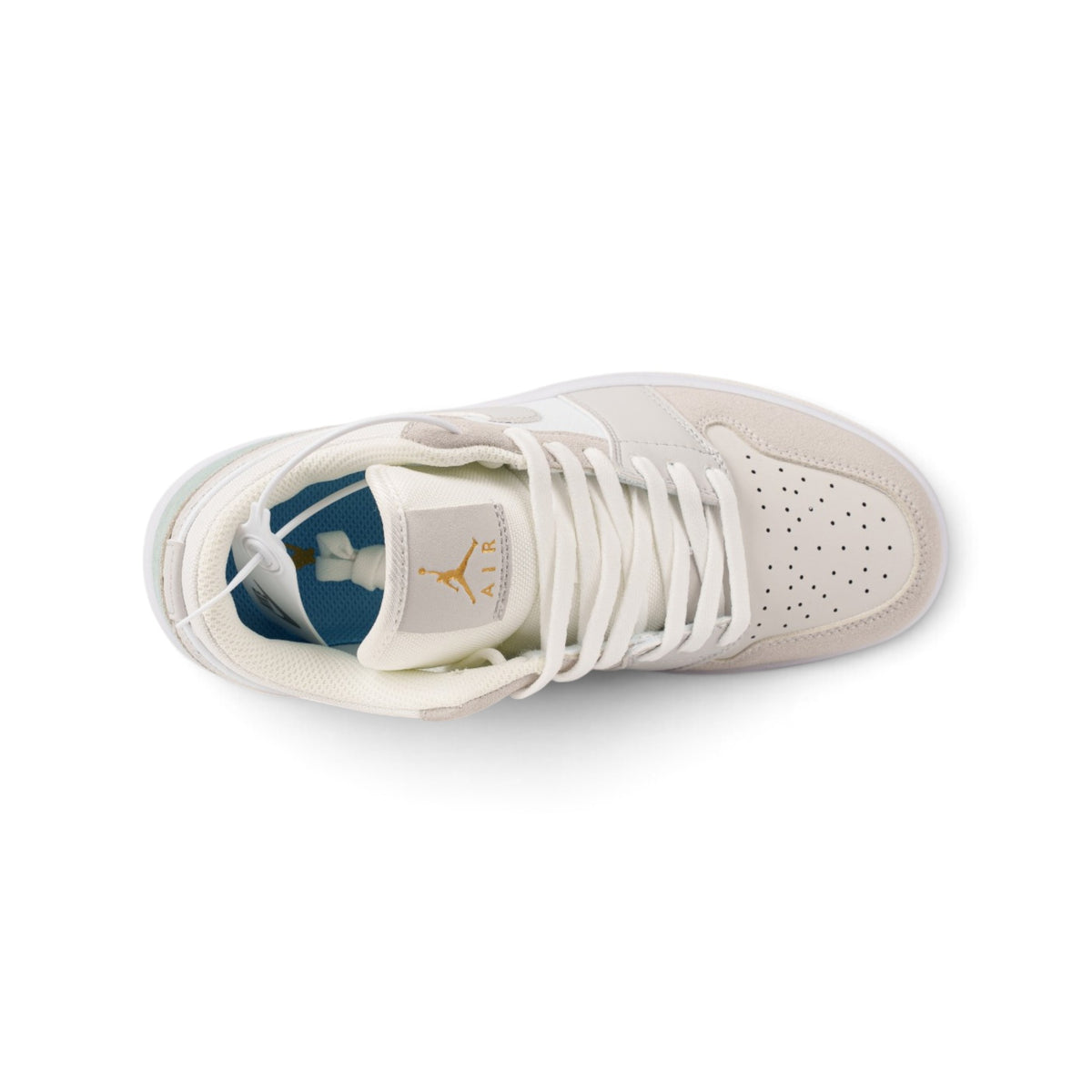 Nike Air Jordan серые кроссовки — вид сверху | GAMEOVERSHOP