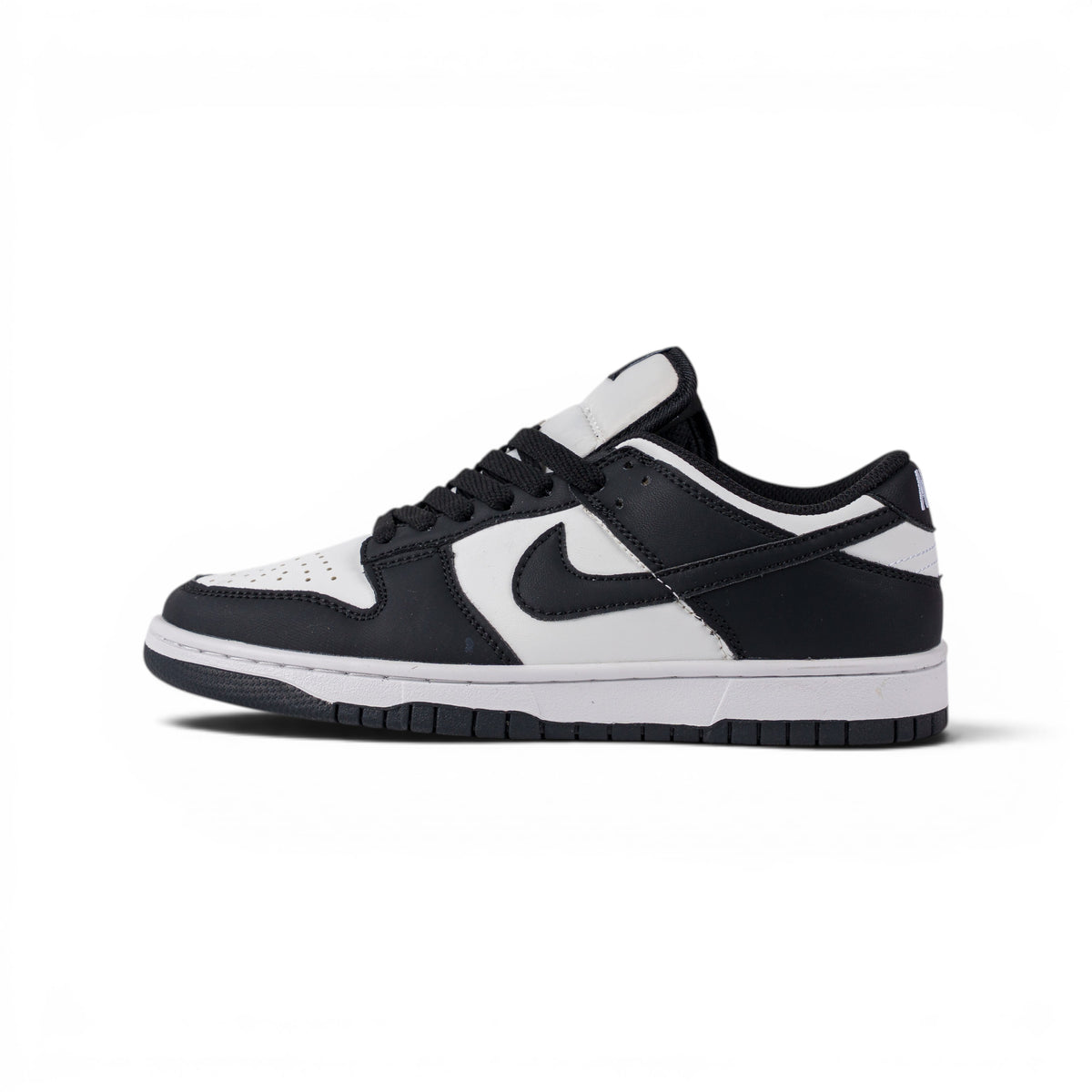Nike Dunk, чёрно-белый, кроссовки — вид сбоку | GAMEOVERSHOP
