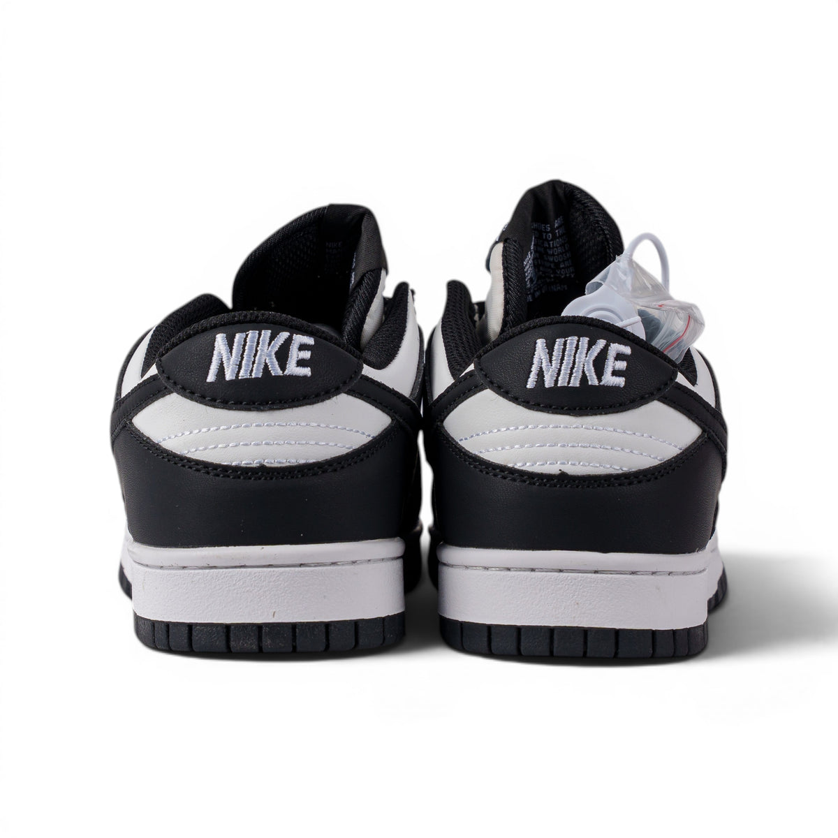 Nike Dunk, чёрно-белый, кроссовки — вид сзади | GAMEOVERSHOP