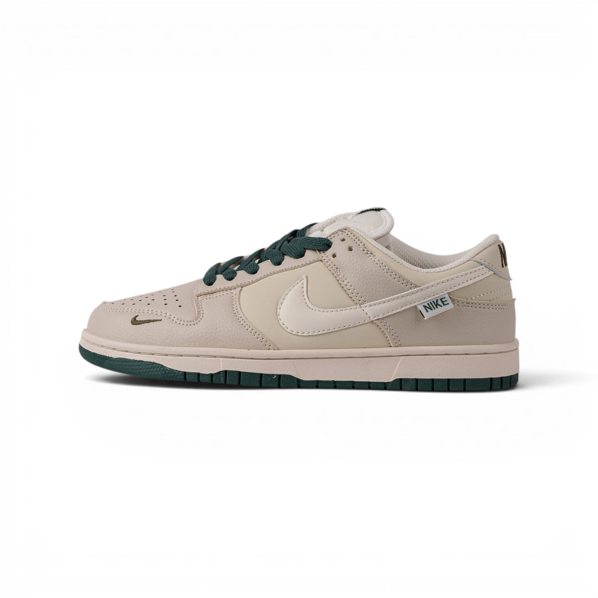 Nike Dunk, бежевый, кроссовки — вид сбоку | GAMEOVERSHOP
