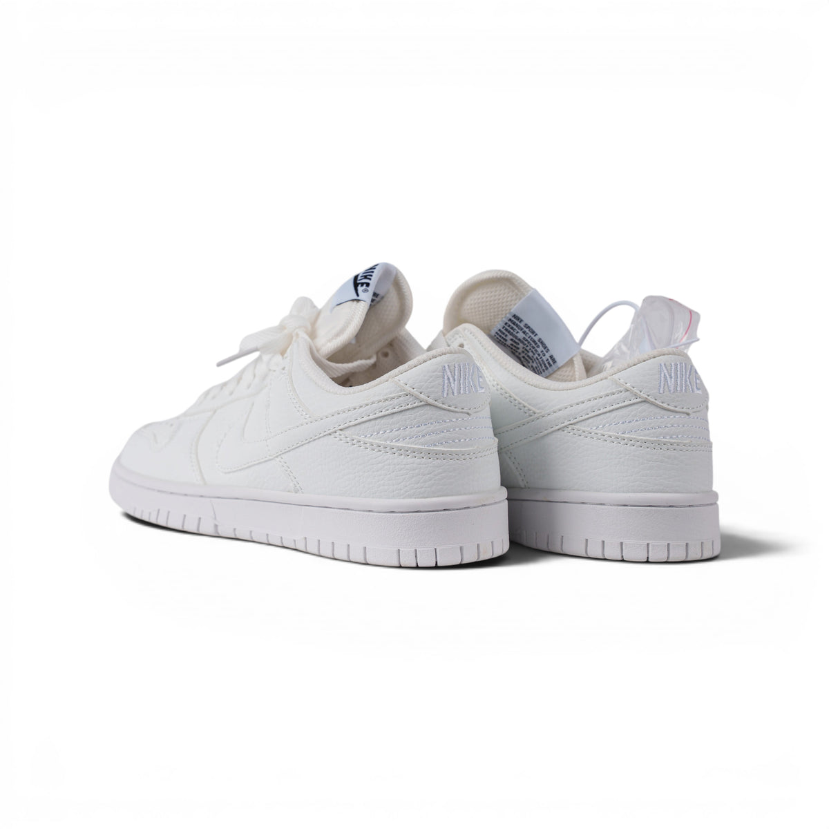 Nike Dunk, белый, кроссовки — пара, вид спереди | GAMEOVERSHOP