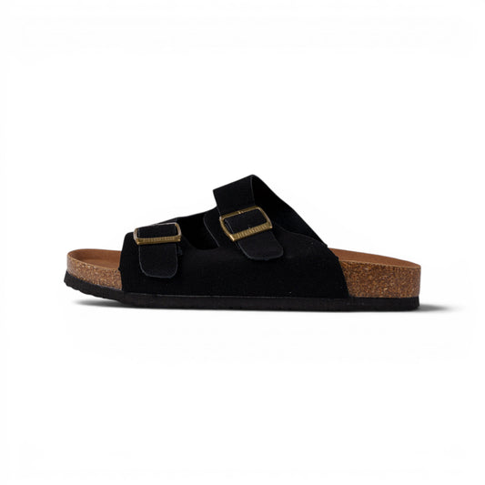Birkenstock Arizona чёрные сланцы — вид сбоку | GAMEOVERSHOP