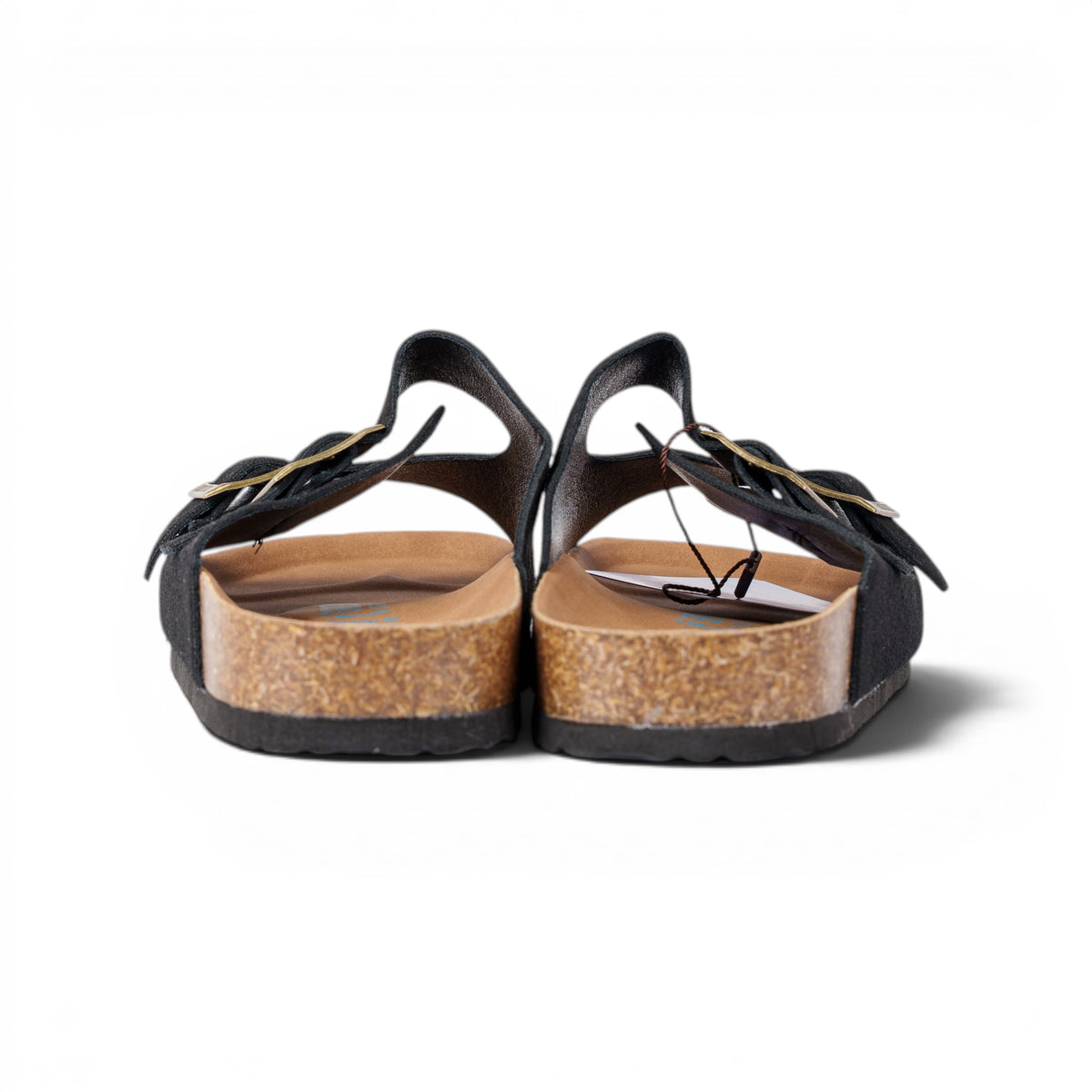 Birkenstock Arizona чёрные сланцы — вид сзади | GAMEOVERSHOP