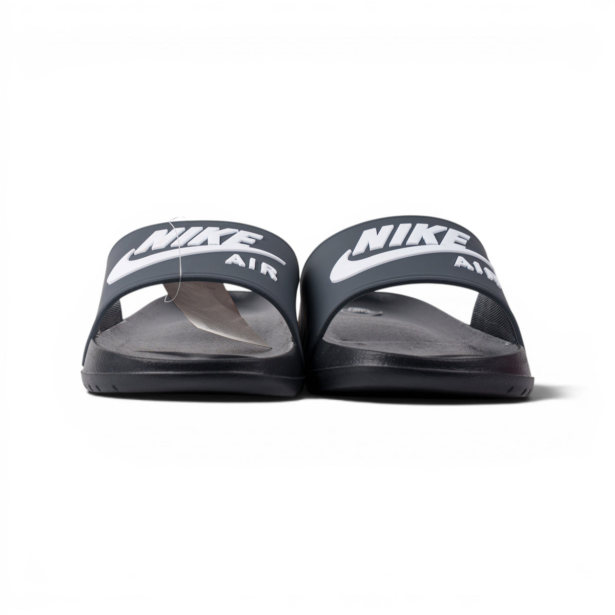 Nike Offcourt чёрные сланцы — вид спереди | GAMEOVERSHOP