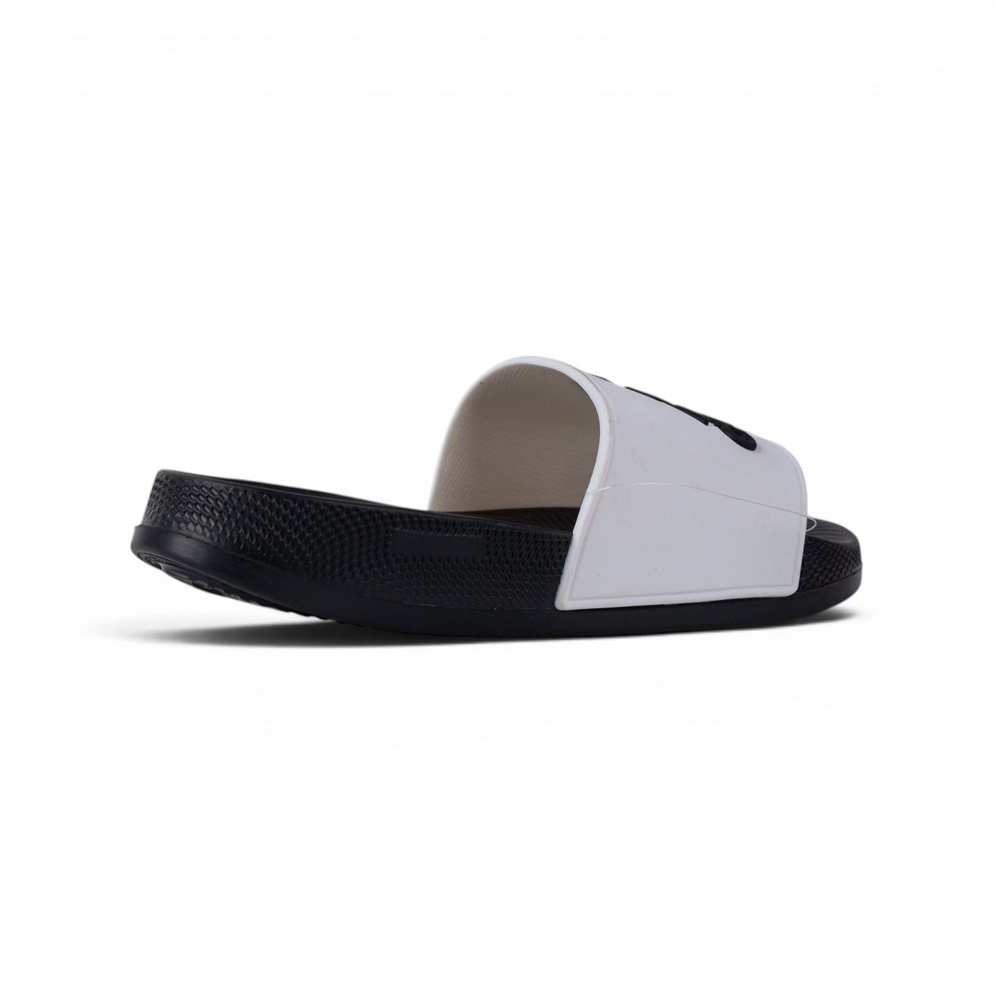 Adidas Adilette чёрные сланцы — вид сбоку с другой стороны | GAMEOVERSHOP