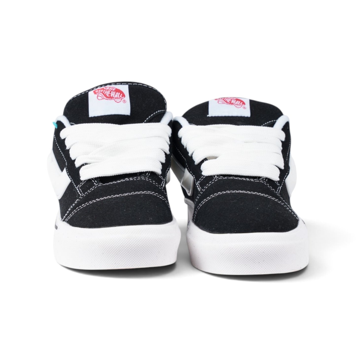 Vans Knu Skool чёрные кеды — вид спереди | GAMEOVERSHOP