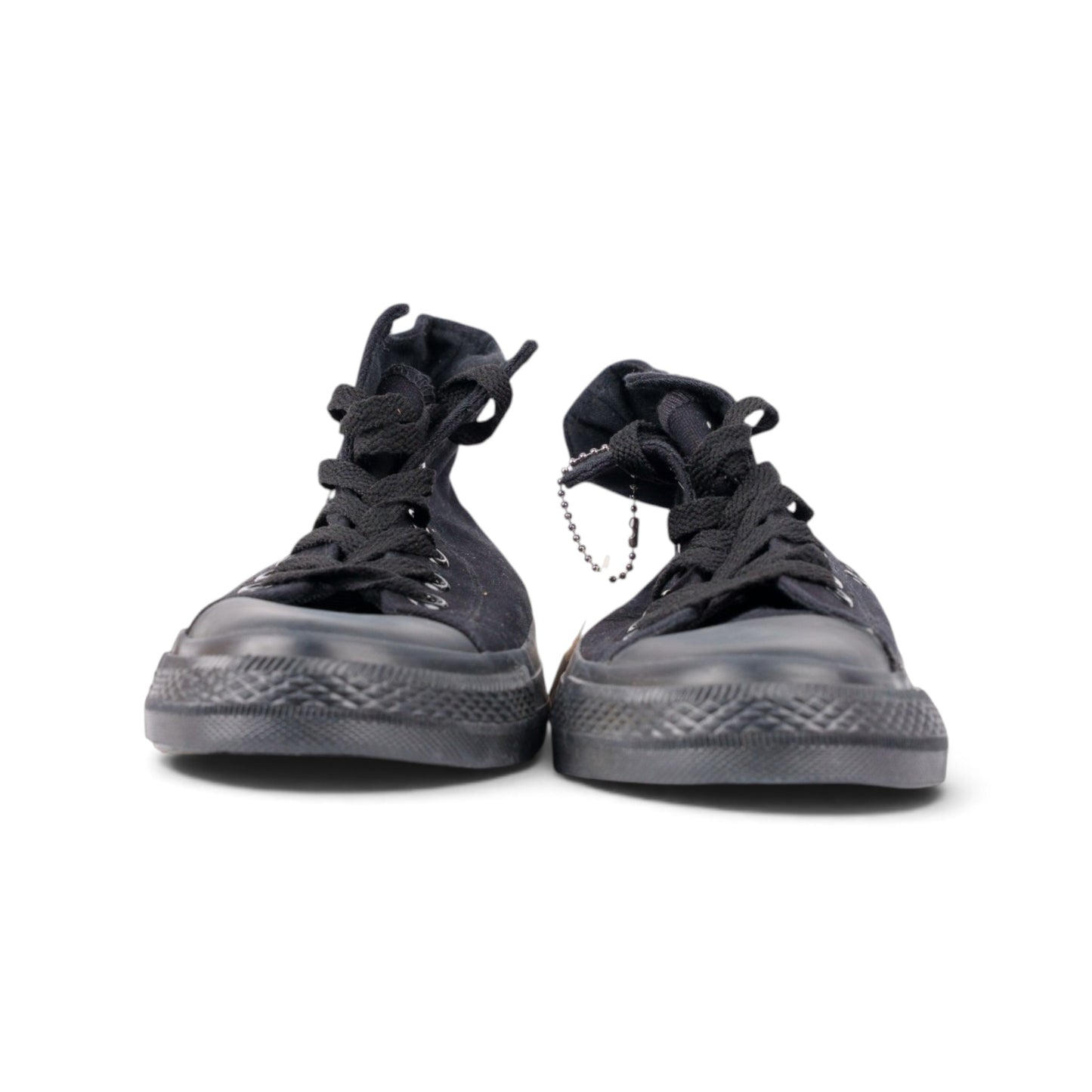 Converse Chuck Taylor All Star чёрные кеды — пара, вид спереди | GAMEOVERSHOP