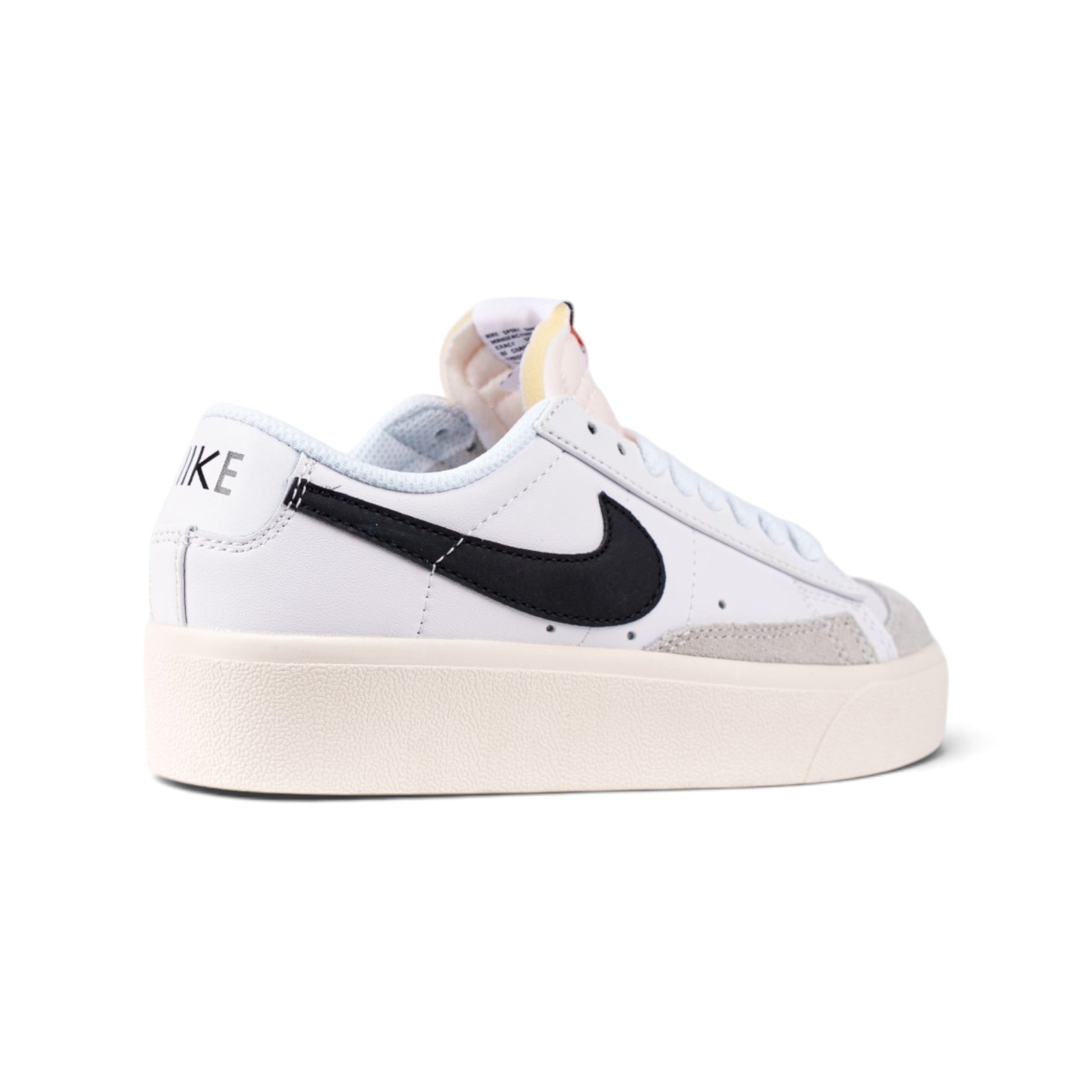 Nike Blazer Low Platform белые кеды — вид сверху | GAMEOVERSHOP