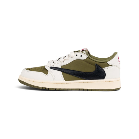 Nike Air Jordan 1 кроссовки цвета хаки — вид сбоку | GAMEOVERSHOP