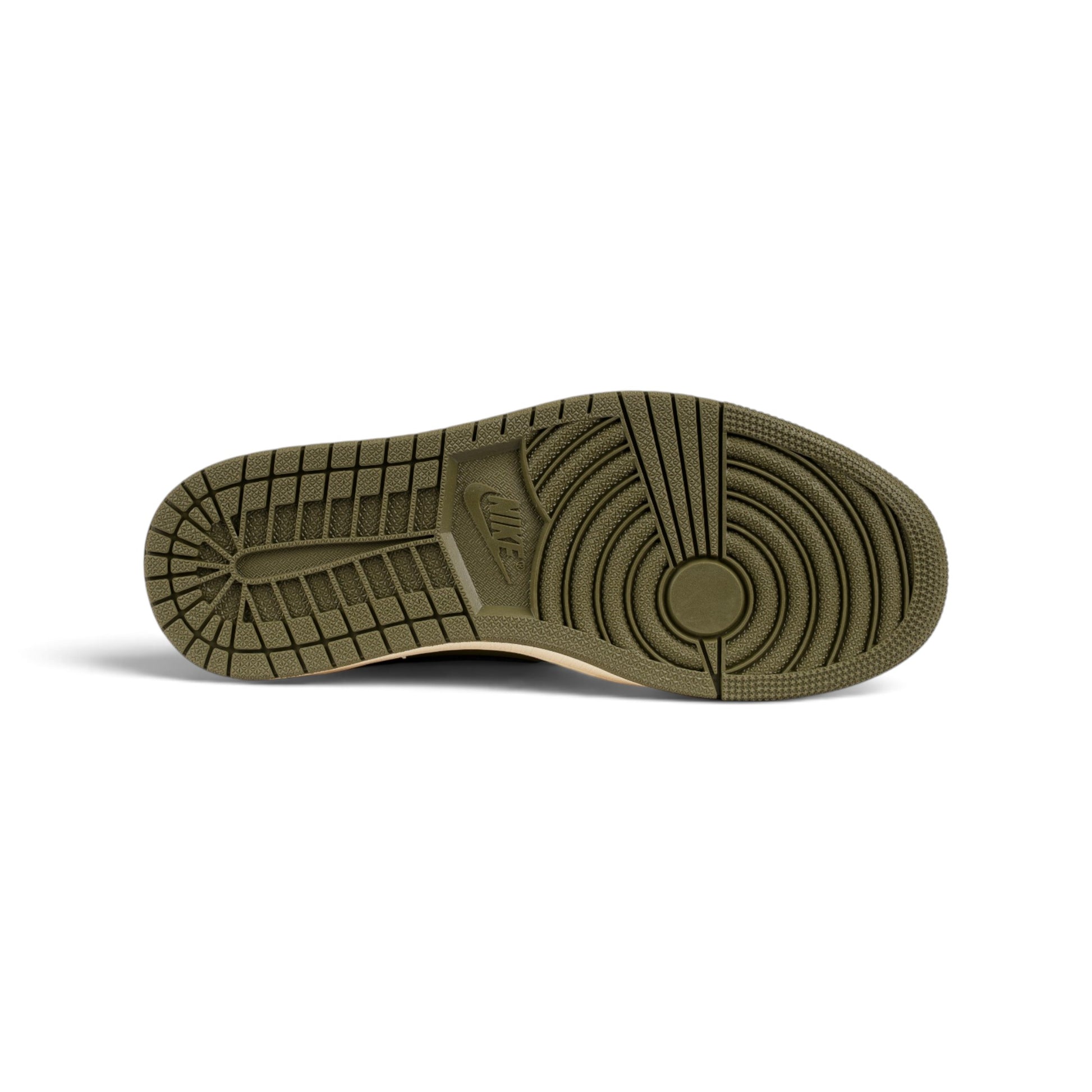 Nike Air Jordan 1 кроссовки цвета хаки — подошва | GAMEOVERSHOP