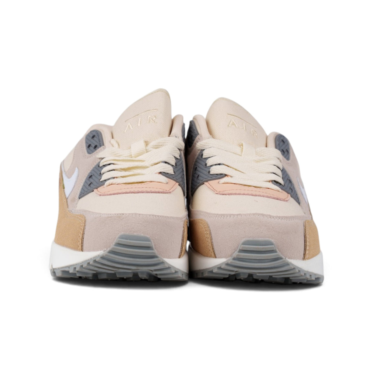 Nike Air Max 90 бежевые кроссовки — вид спереди | GAMEOVERSHOP
