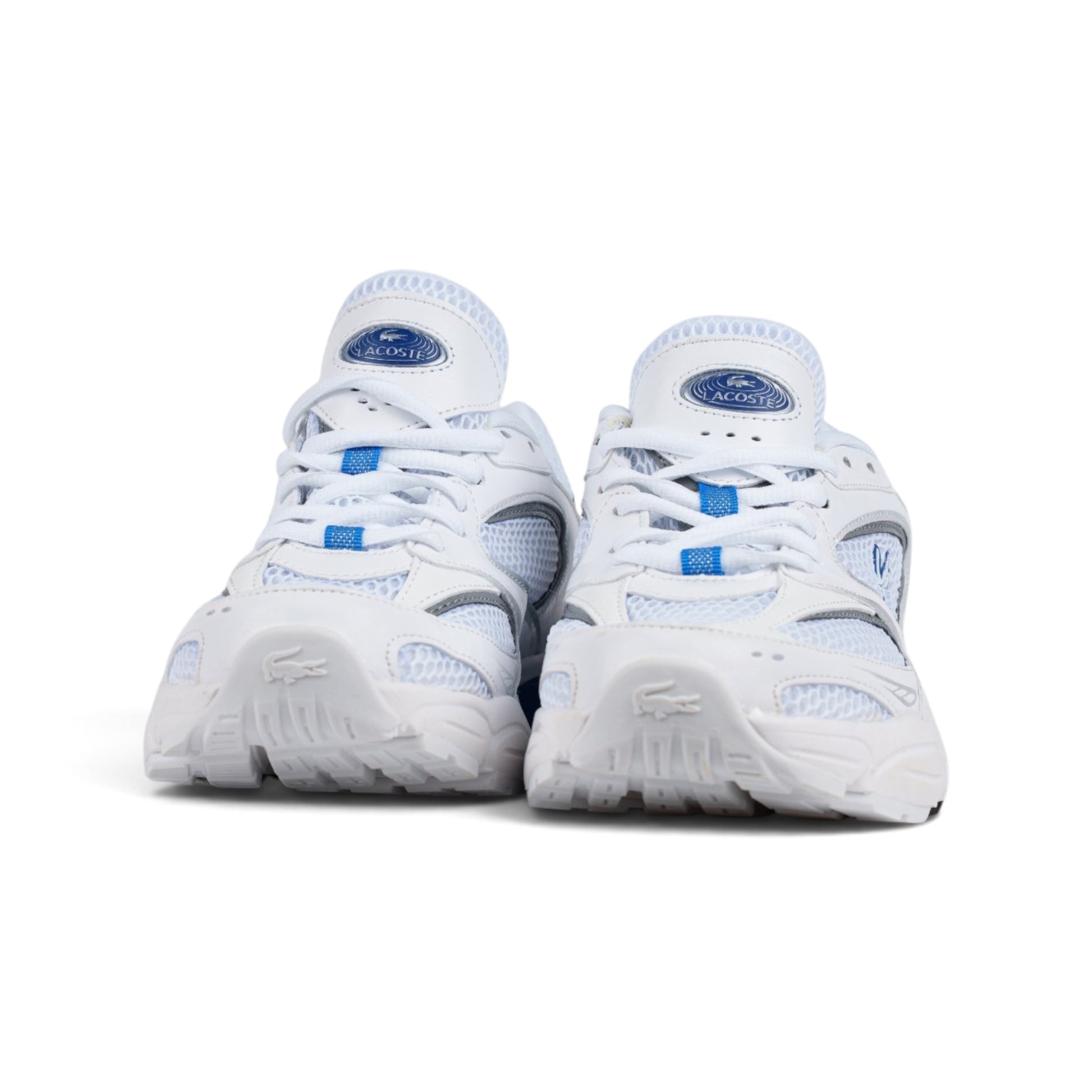 Lacoste L003 Neo белые кроссовки — вид спереди | GAMEOVERSHOP