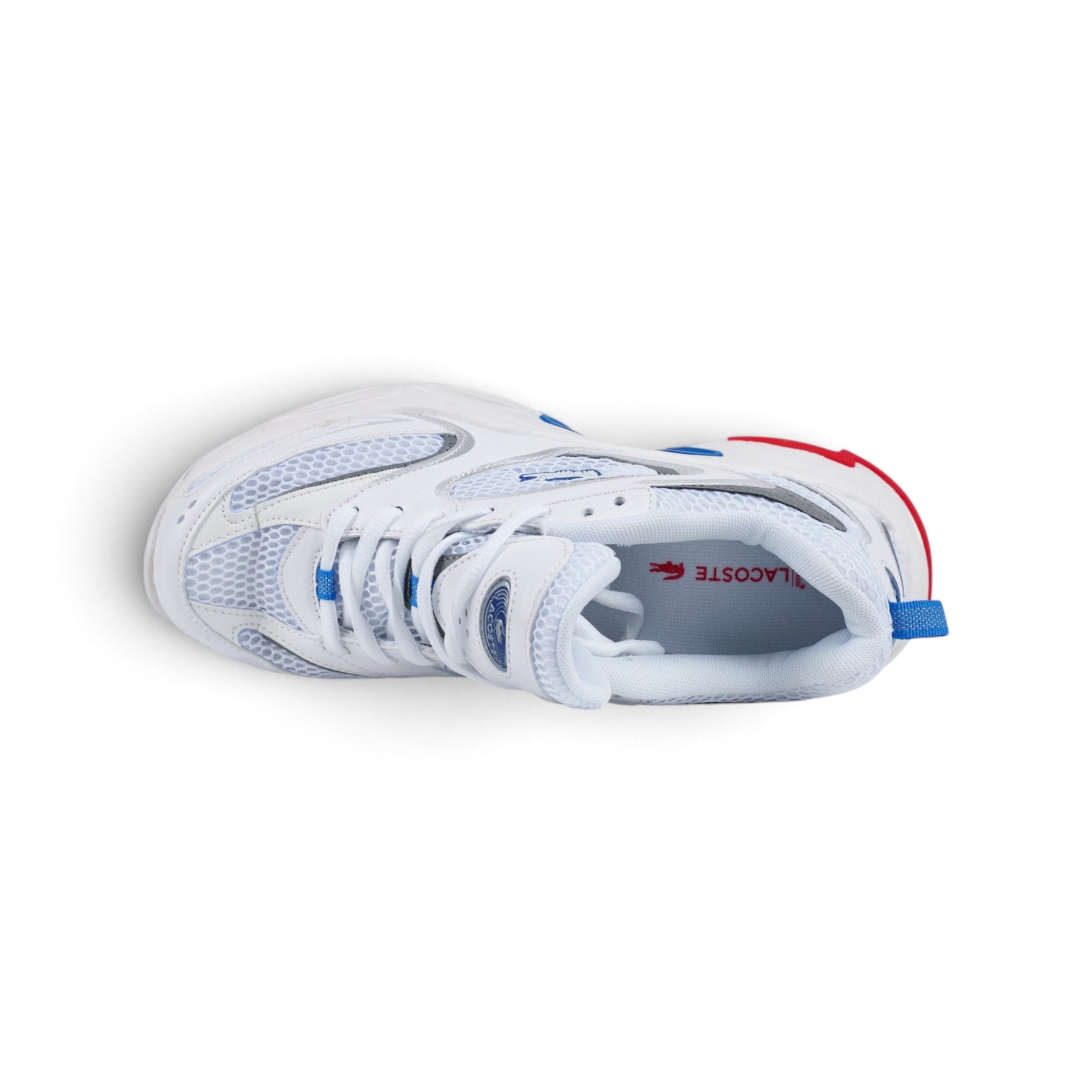 Lacoste L003 Neo белые кроссовки — вид сверху | GAMEOVERSHOP