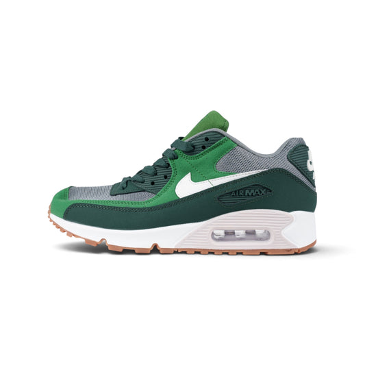 Nike Air Max 90 зелёные кроссовки — вид сбоку | GAMEOVERSHOP