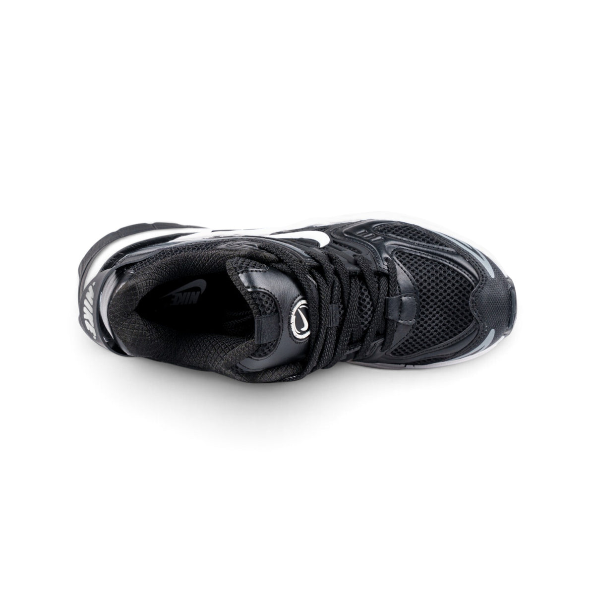 Nike V2K Run чёрные кроссовки — вид сверху | GAMEOVERSHOP