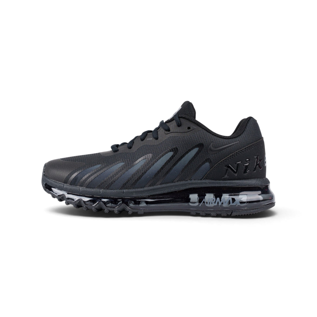 Nike Air Max 2015 чёрные кроссовки — вид сбоку | GAMEOVERSHOP