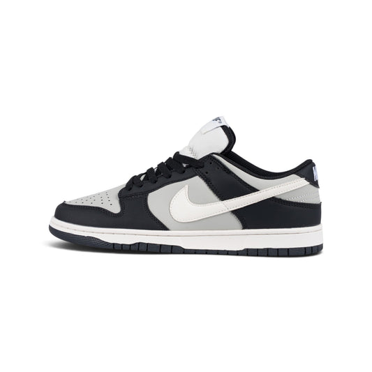Nike Dunk Low чёрно-серые кроссовки — вид сбоку | GAMEOVERSHOP