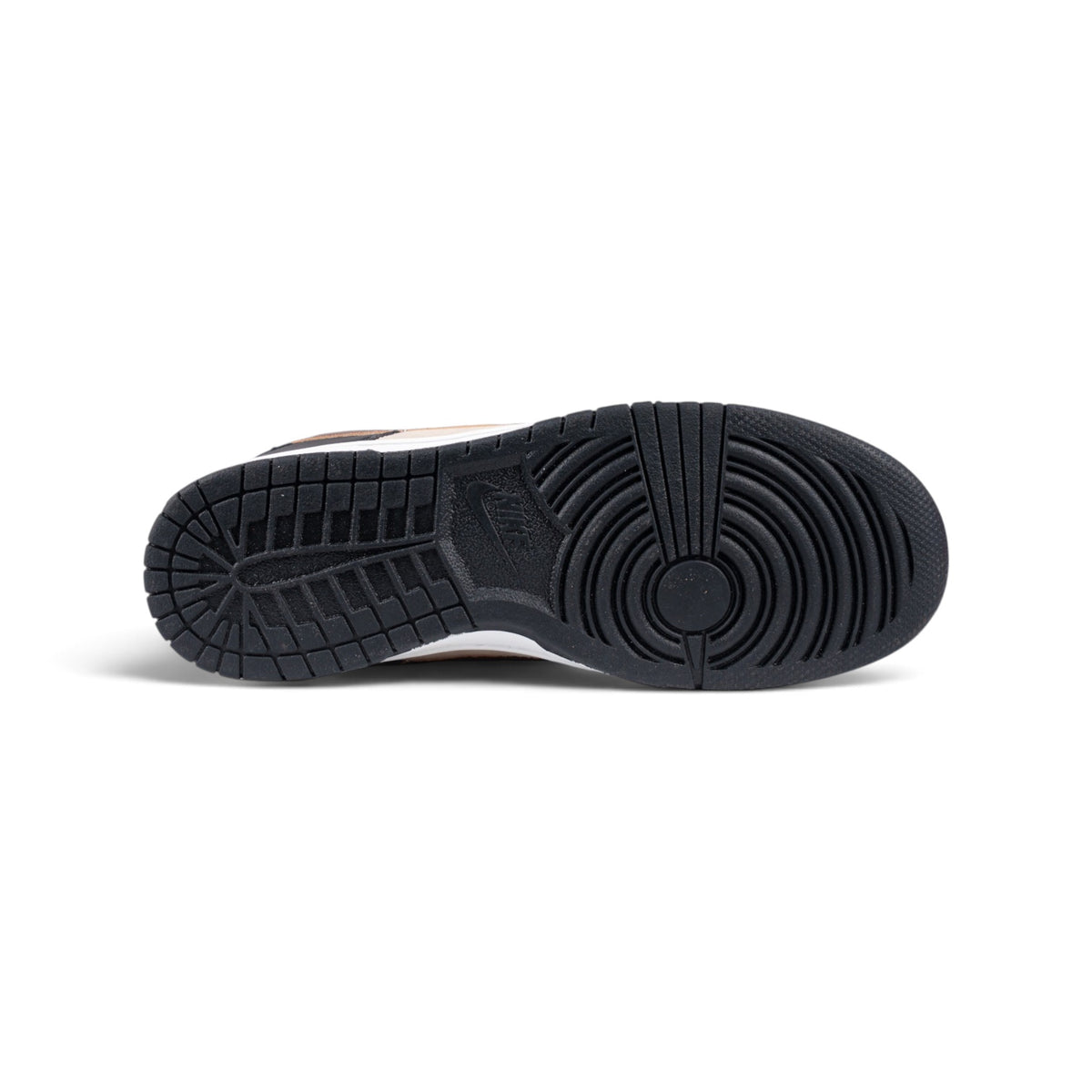 Nike Dunk Low бежево-чёрные кроссовки — подошва | GAMEOVERSHOP