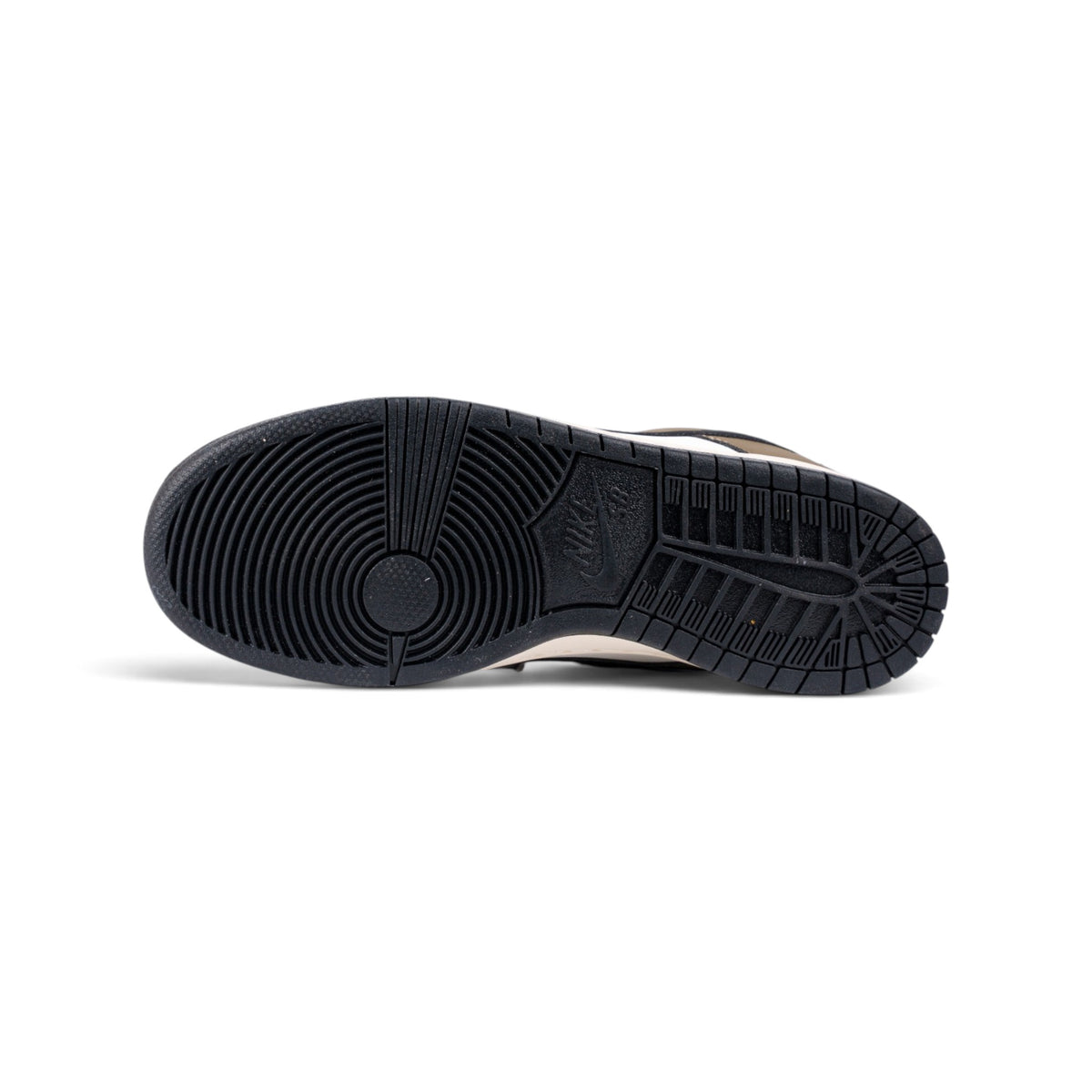 Nike SB Dunk Low бело-коричневые кроссовки — подошва | GAMEOVERSHOP