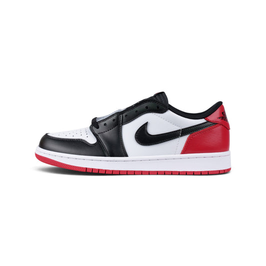 Nike Air Jordan 1 чёрно-белые кроссовки — вид сбоку | GAMEOVERSHOP