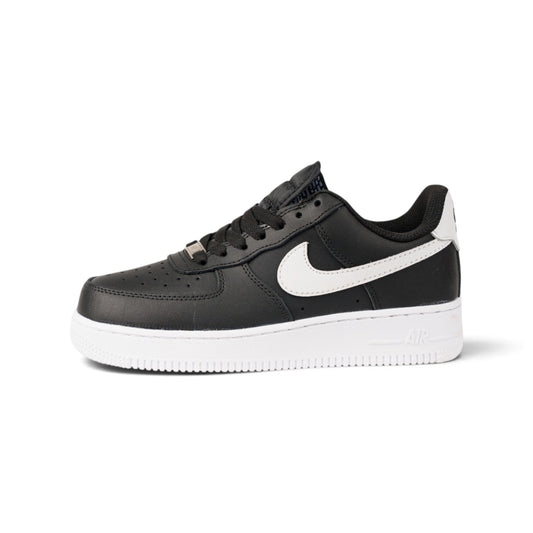 Nike Air Force 1 Low чёрно-белые кроссовки — вид сбоку | GAMEOVERSHOP