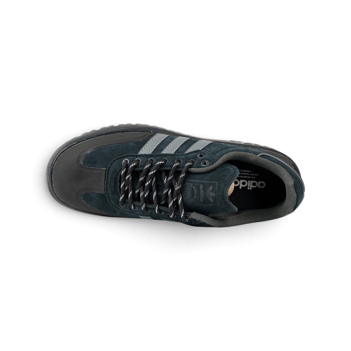 Adidas Samba чёрные кроссовки — вид сверху | GAMEOVERSHOP