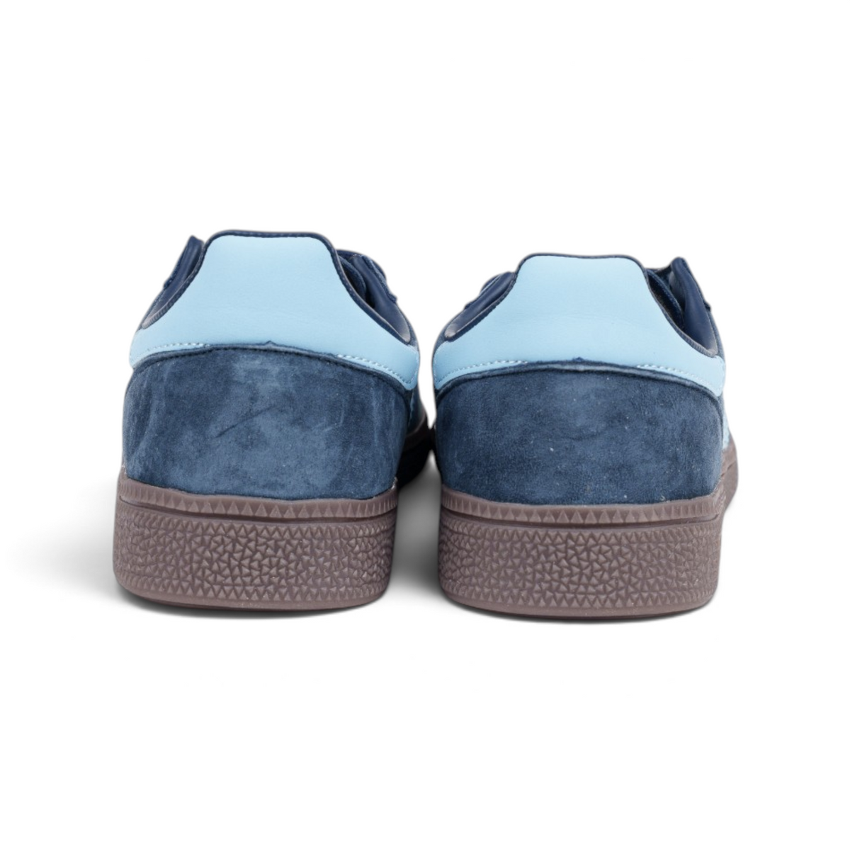 Adidas Handball Spezial тёмно-синие кроссовки — вид сзади | GAMEOVERSHOP