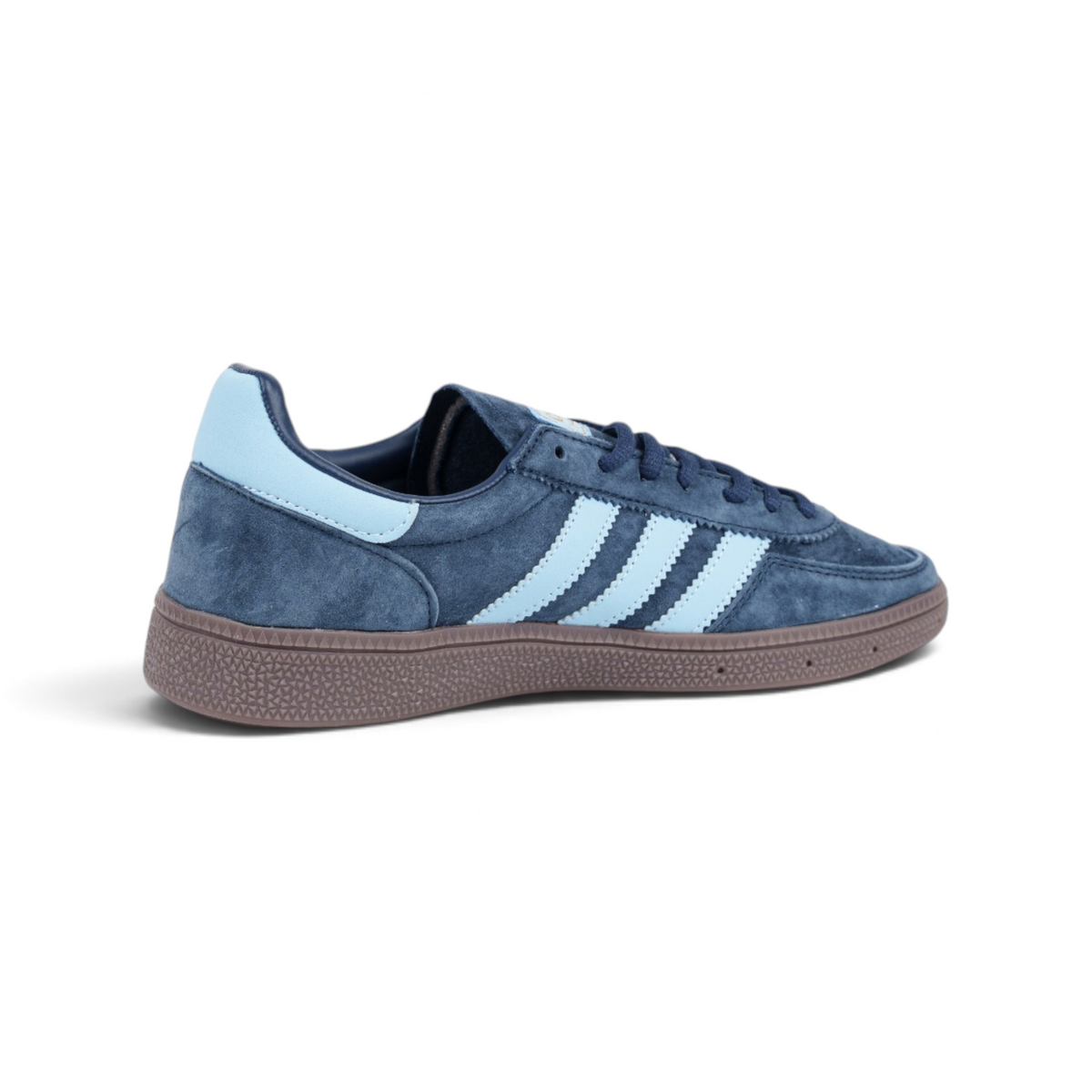 Adidas Handball Spezial тёмно-синие кроссовки — вид сзади сбоку | GAMEOVERSHOP