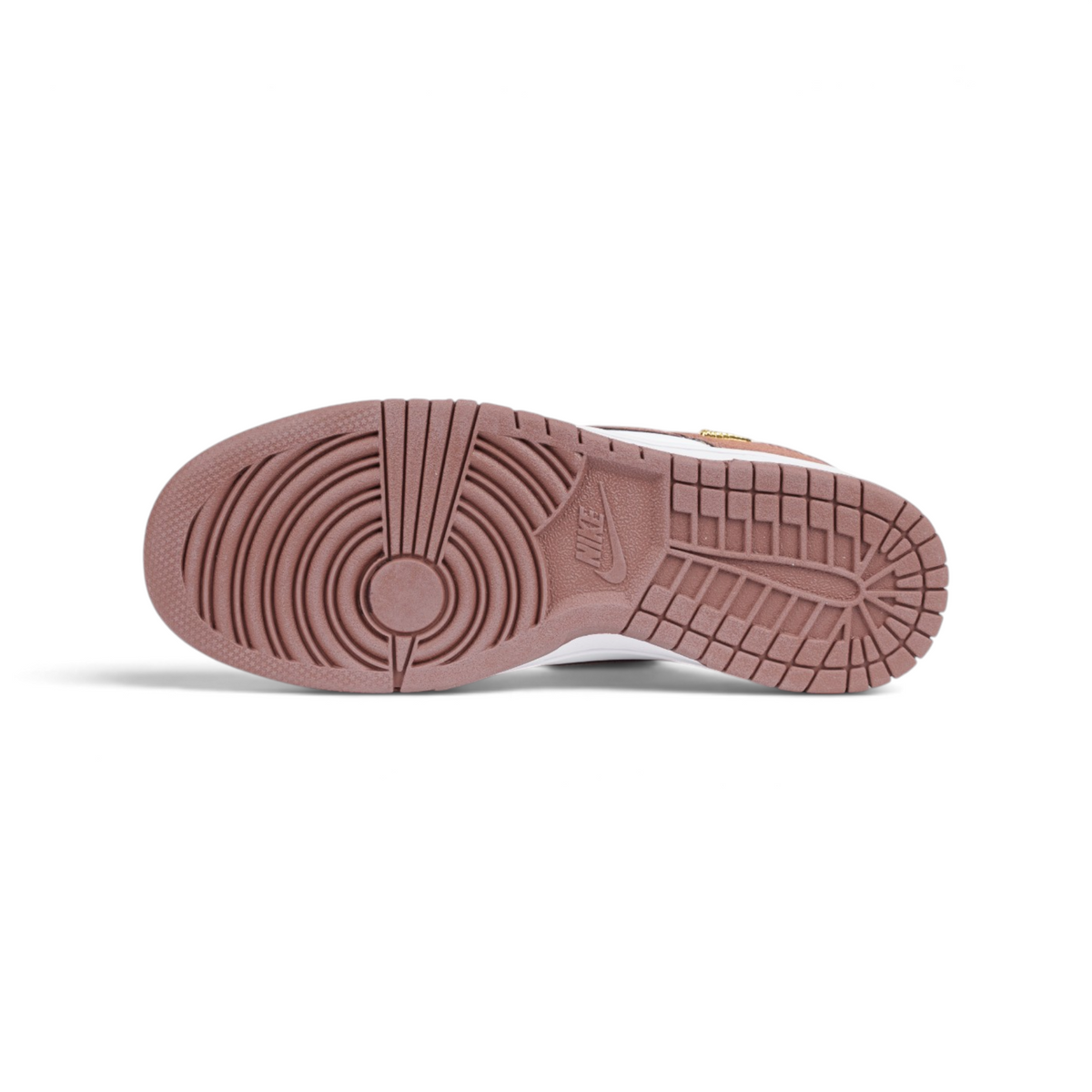 Nike Dunk Low коричнево-белые кроссовки — подошва | GAMEOVERSHOP
