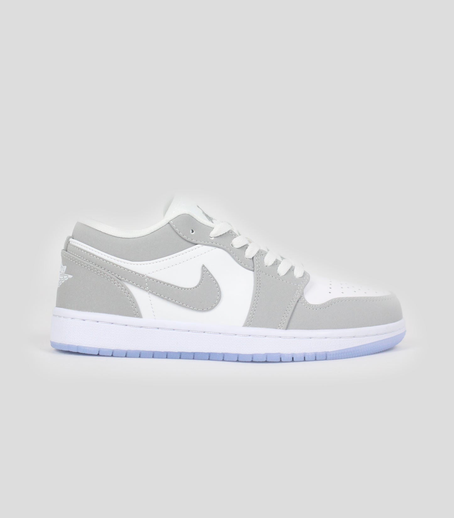 Кроссовки Air Jordan 1 Low White Wolf Grey - Premium+