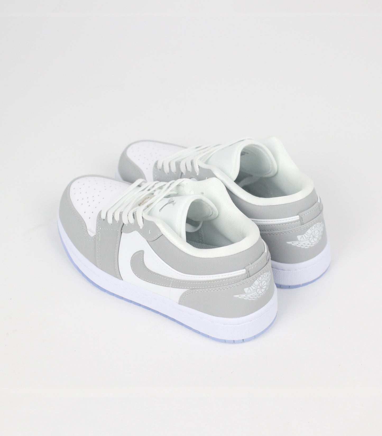 Кроссовки Air Jordan 1 Low White Wolf Grey - Premium+